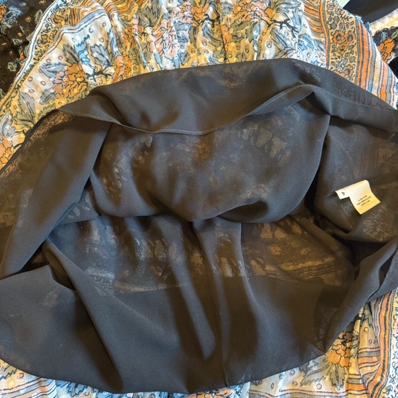 Ulla Johnson Dani black floral chiffon mini dress | 4 - Picture 12 of 12